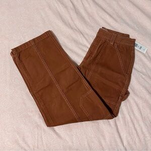 Aritzia contrast stitching cargo pants